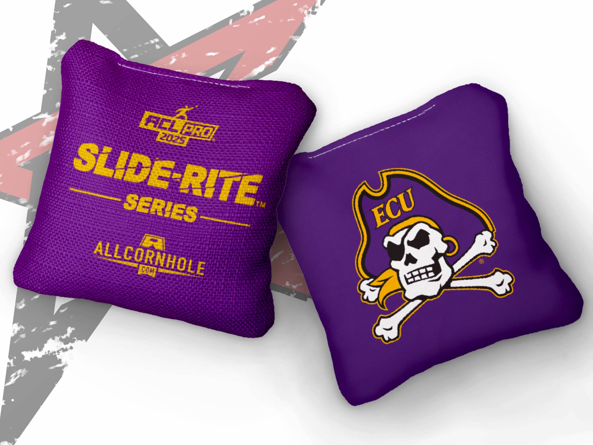 Officially Licensed Collegiate Cornhole Bags - AllCornhole Slide Rite - Set of 4 - East Carolina University