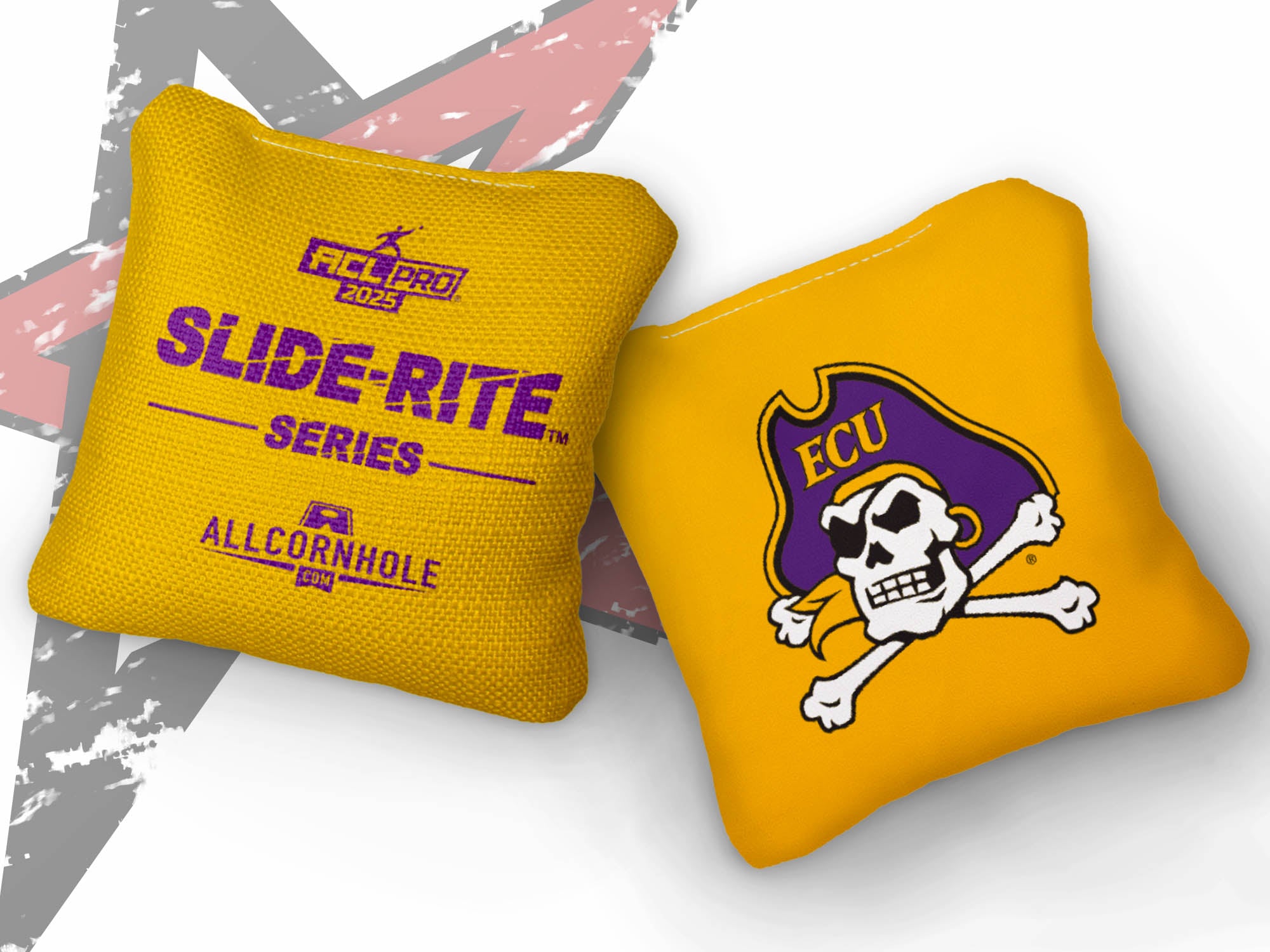 Officially Licensed Collegiate Cornhole Bags - AllCornhole Slide Rite - Set of 4 - East Carolina University