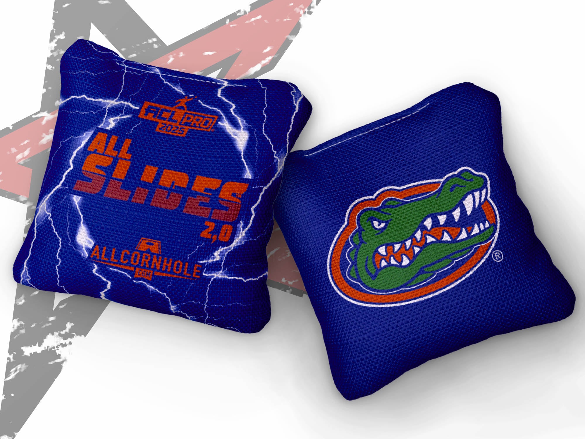 Officially Licensed Collegiate Cornhole Bags - AllCornhole All Slide 2.0 - Set of 4 - University of Florida