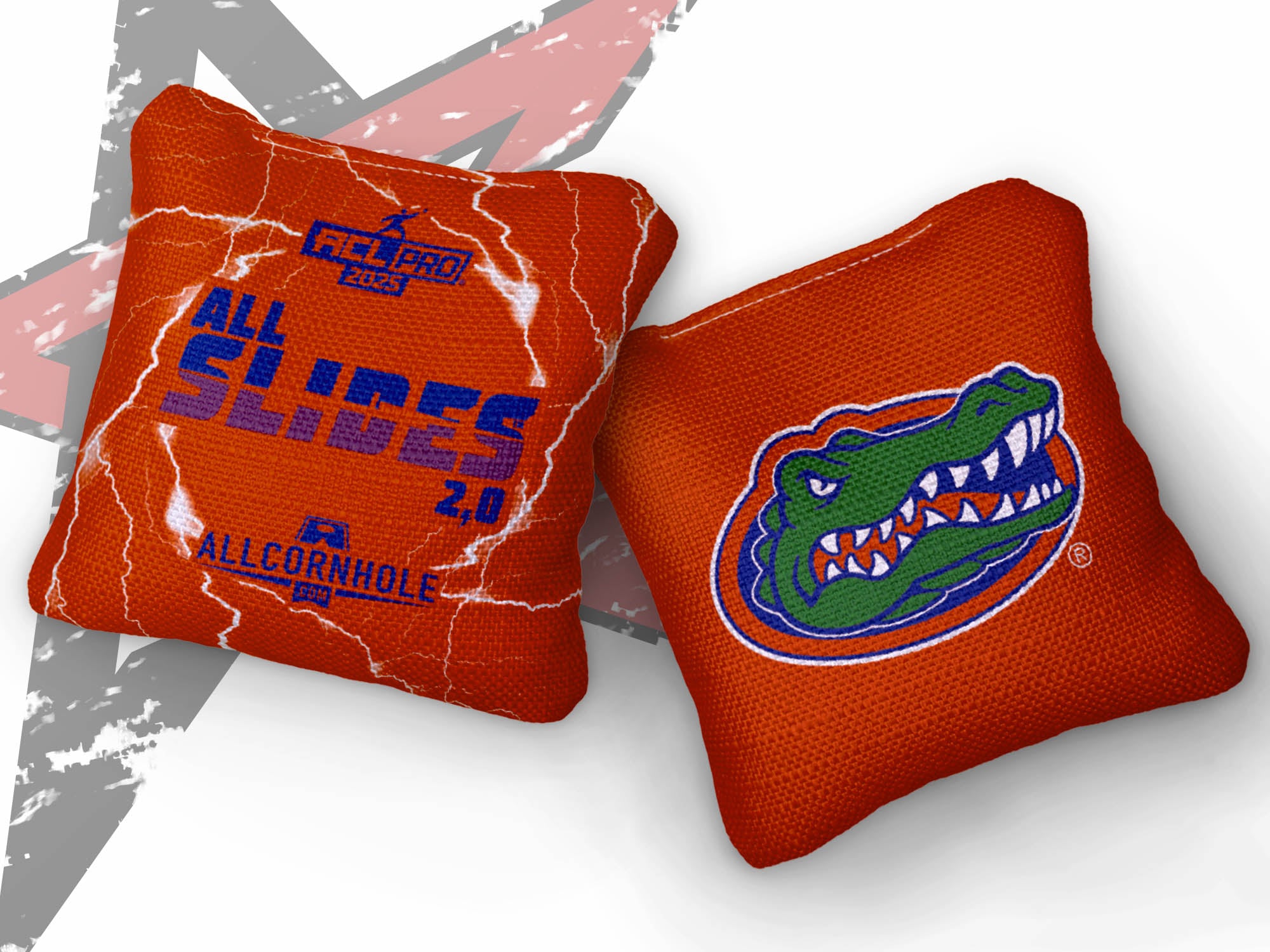 Officially Licensed Collegiate Cornhole Bags - AllCornhole All Slide 2.0 - Set of 4 - University of Florida