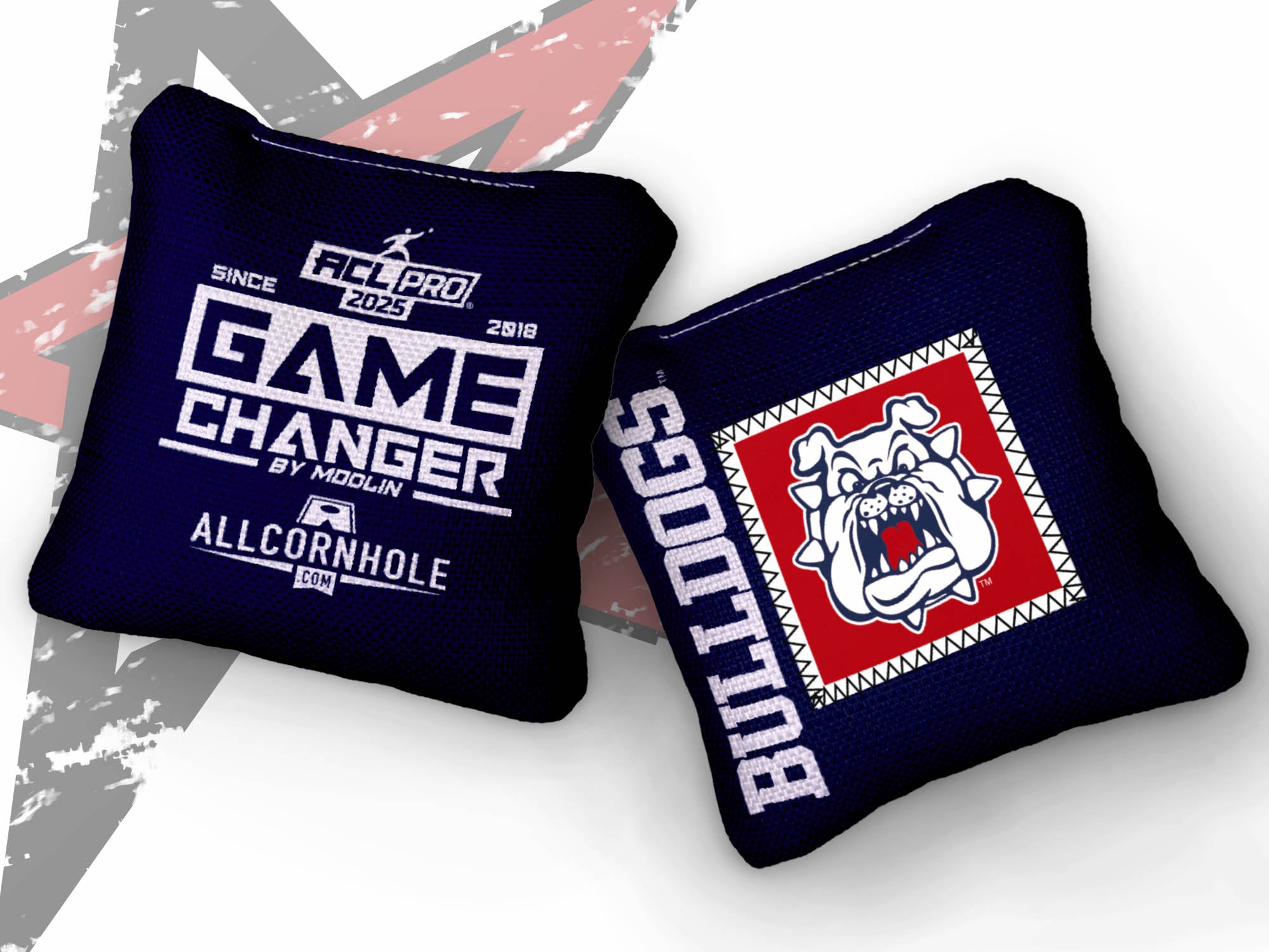 Officially Licensed Collegiate Cornhole Bags - AllCornhole Game Changers - Set of 4 - Fresno State