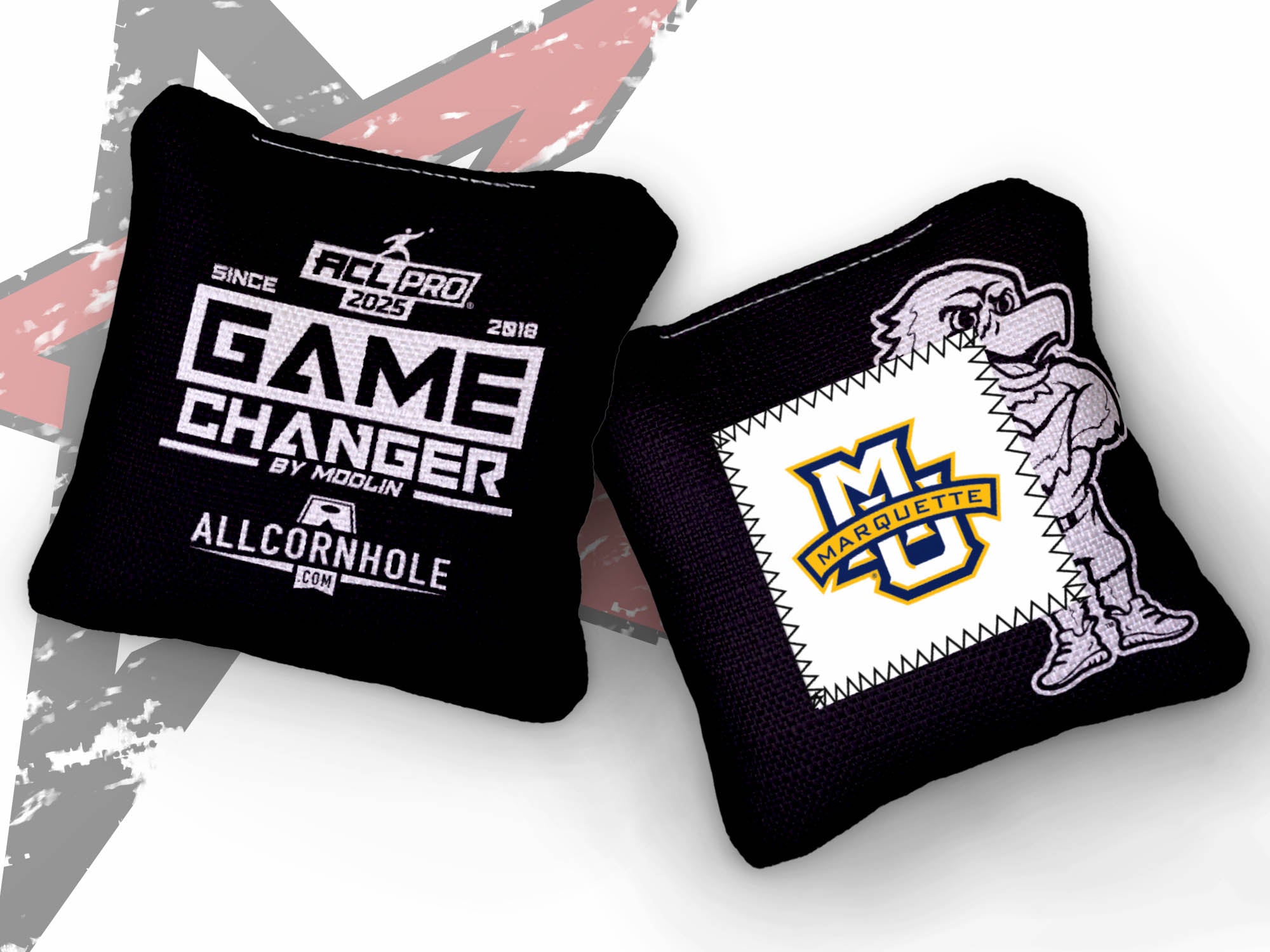 Officially Licensed Collegiate Cornhole Bags - AllCornhole Game Changers - Set of 4 - Marquette University