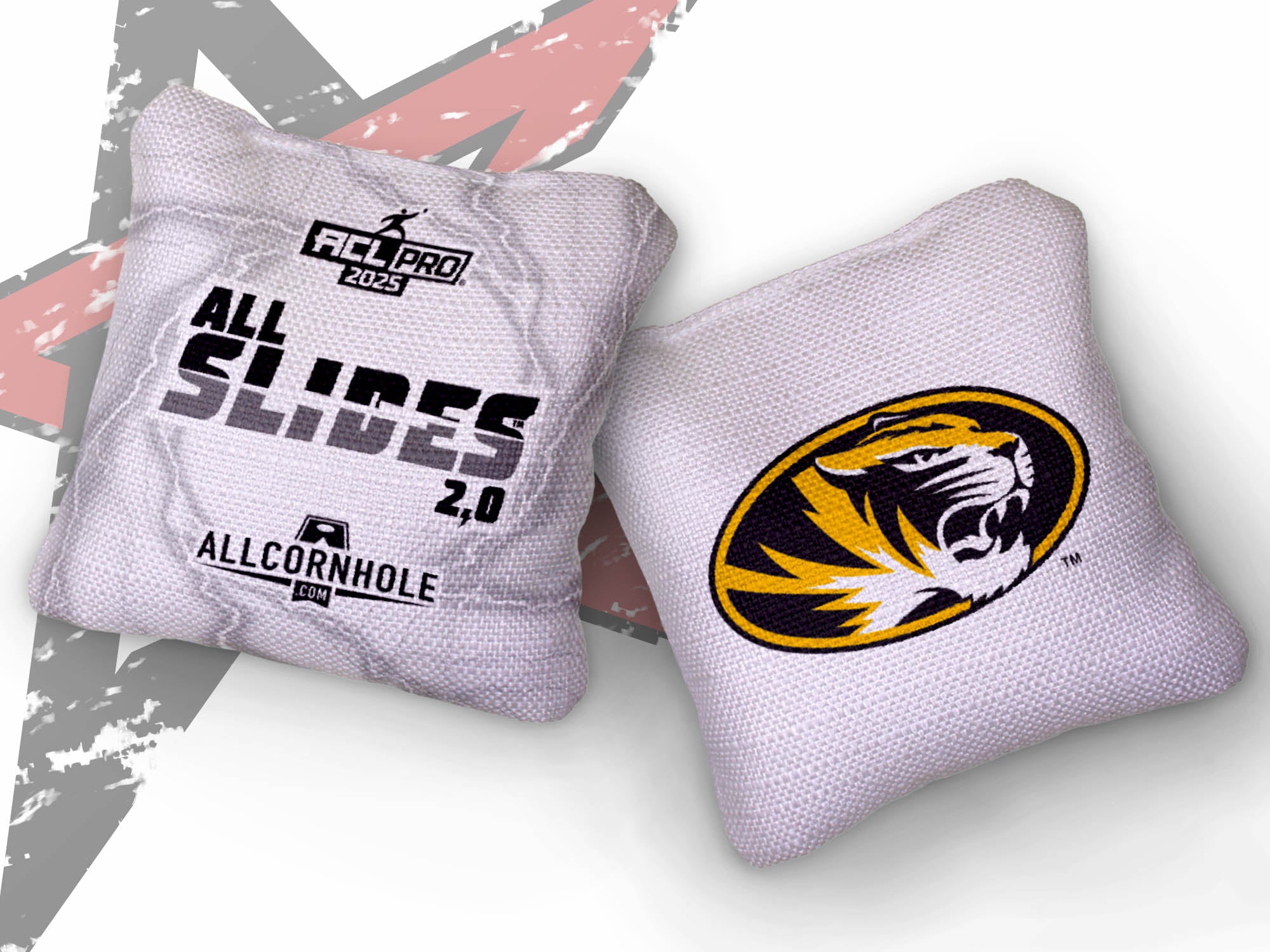 Officially Licensed Collegiate Cornhole Bags - AllCornhole All-Slide 2.0 - Set of 4 - University of Missouri