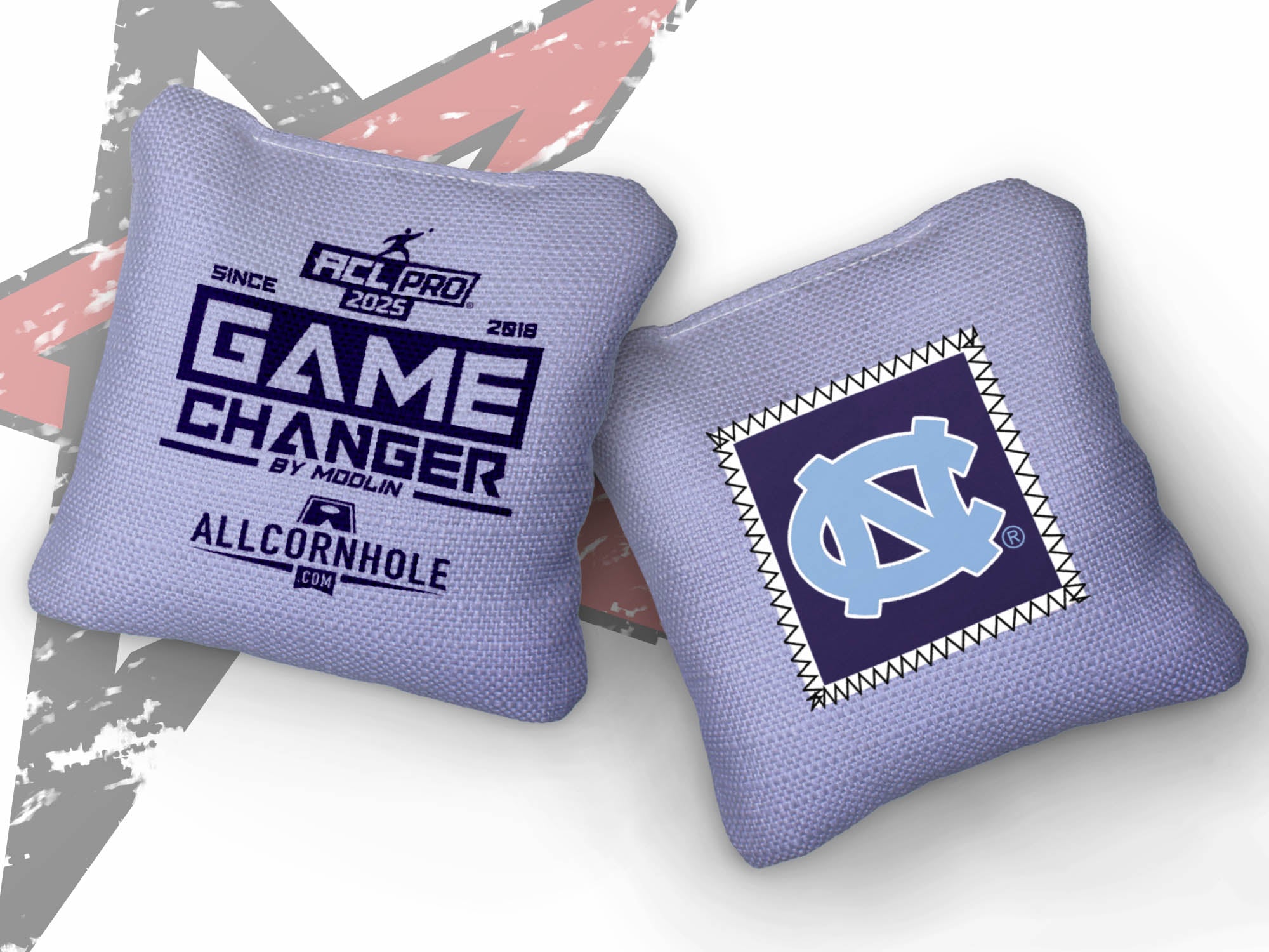 Officially Licensed Collegiate Cornhole Bags - AllCornhole Game Changers - Set of 4 - University of North Carolina