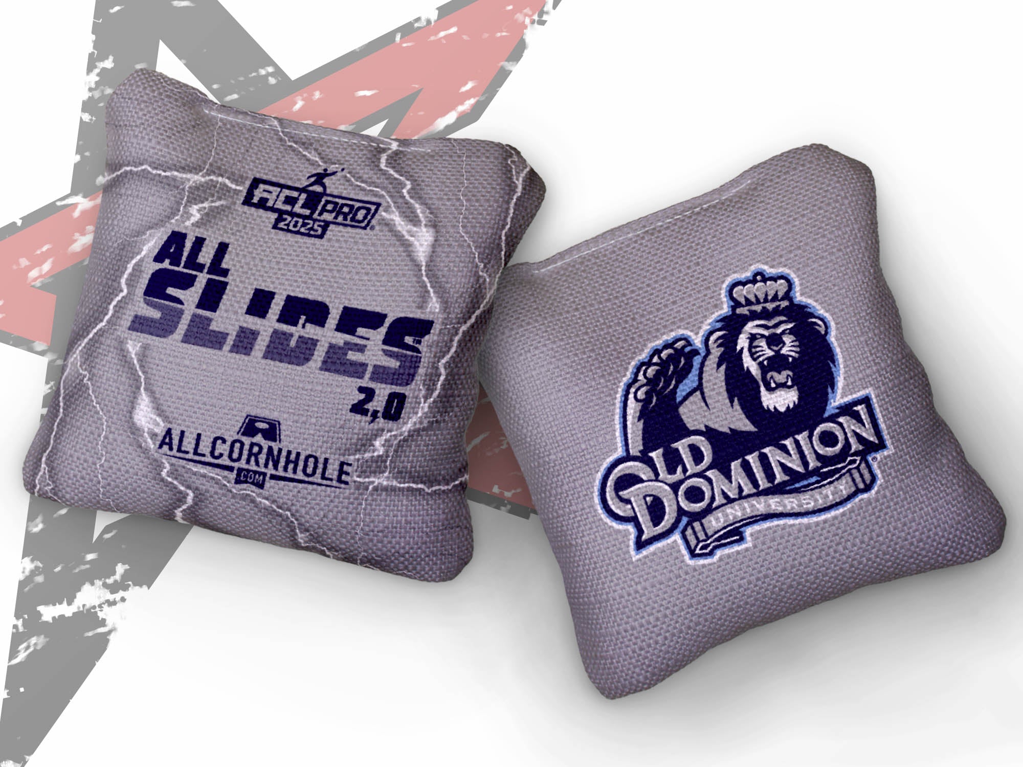 Officially Licensed Collegiate Cornhole Bags - AllCornhole All-Slide 2.0 - Set of 4 - Old Dominion University