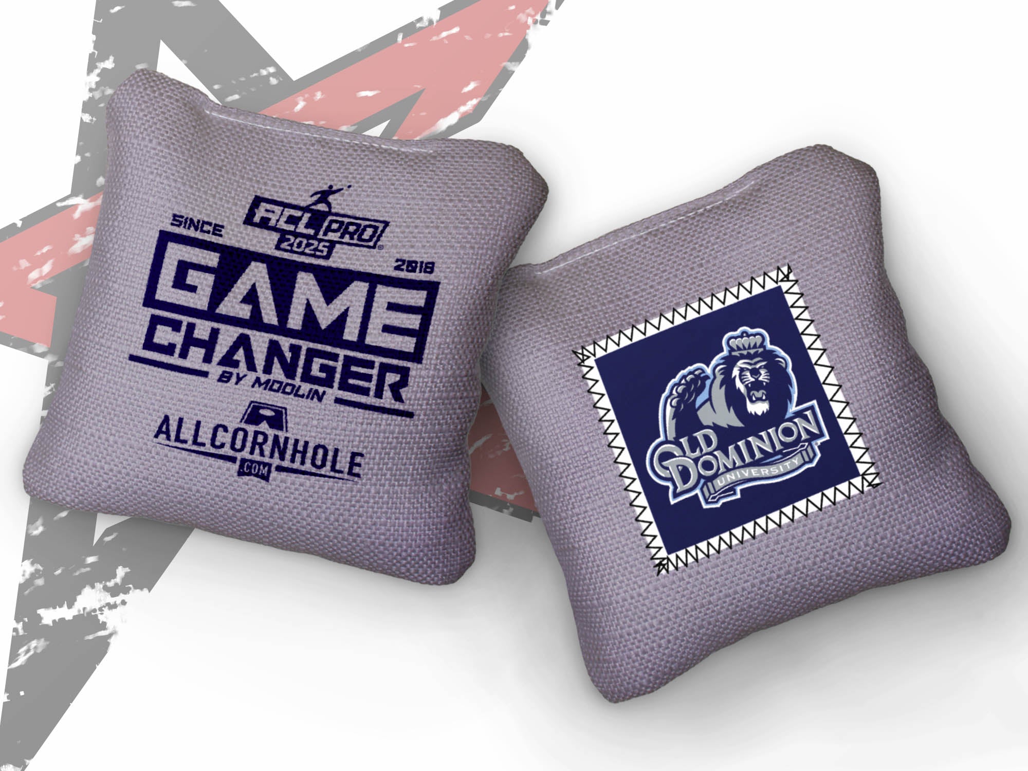 Officially Licensed Collegiate Cornhole Bags - AllCornhole Game Changers - Set of 4 - Old Dominion University