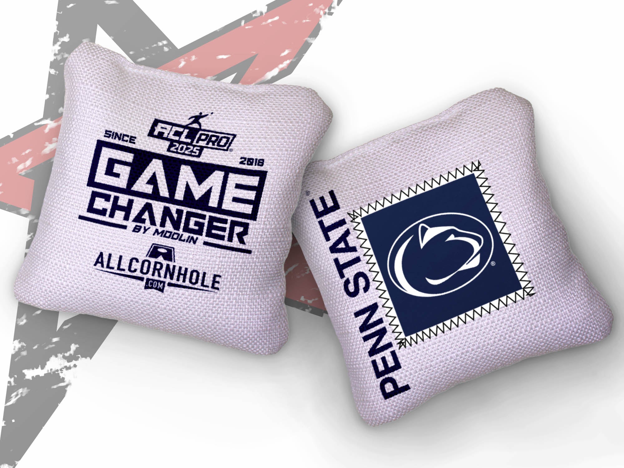 Officially Licensed Collegiate Cornhole Bags - AllCornhole Game Changers - Set of 4 -Pennsylvania State University