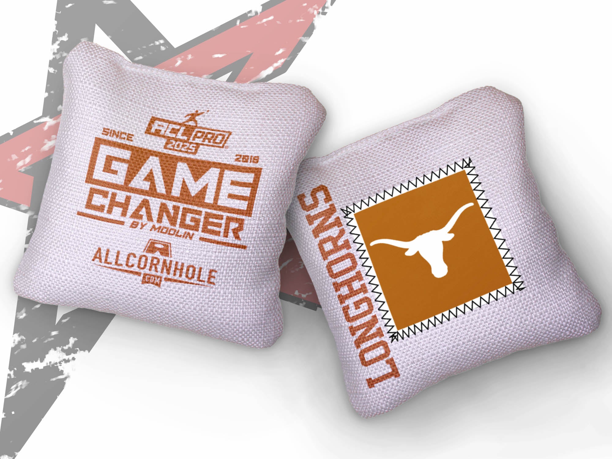 Officially Licensed Collegiate Cornhole Bags - AllCornhole Game Changers - Set of 4 - University of Texas at Austin