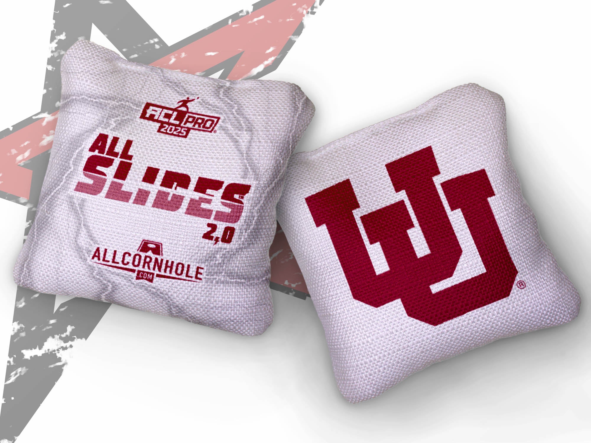 Officially Licensed Collegiate Cornhole Bags - AllCornhole All-Slide 2.0 - Set of 4 - University of Utah