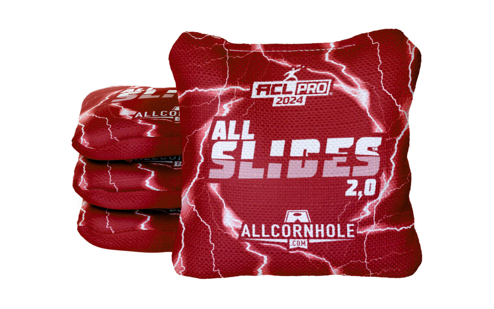 Officially Licensed Collegiate Cornhole Bags - AllCornhole All-Slide 2.0 - Set of 4 - University of Nebraska