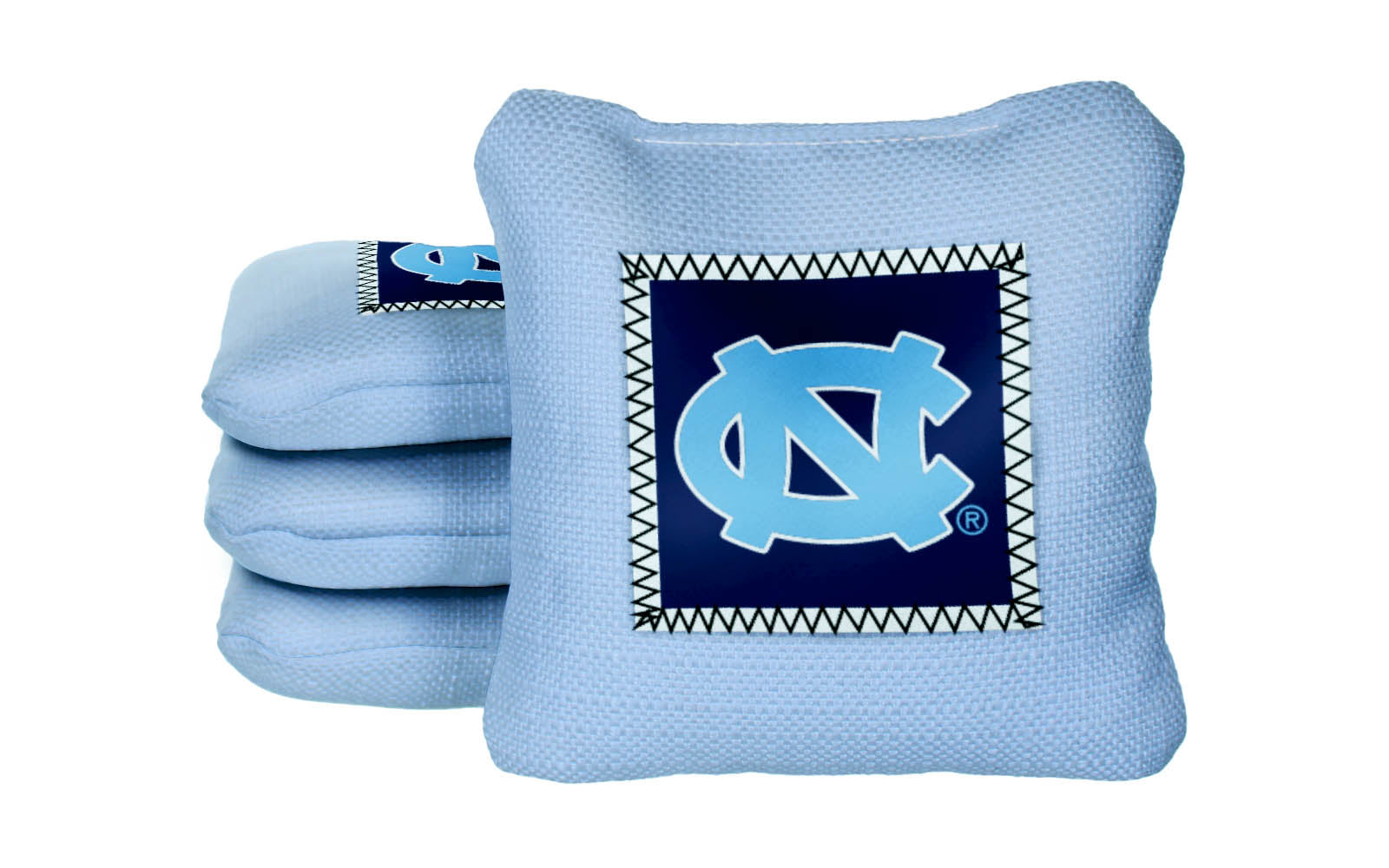 Officially Licensed Collegiate Cornhole Bags - AllCornhole Game Changers Steady 2.0 - Set of 4 - University of North Carolina