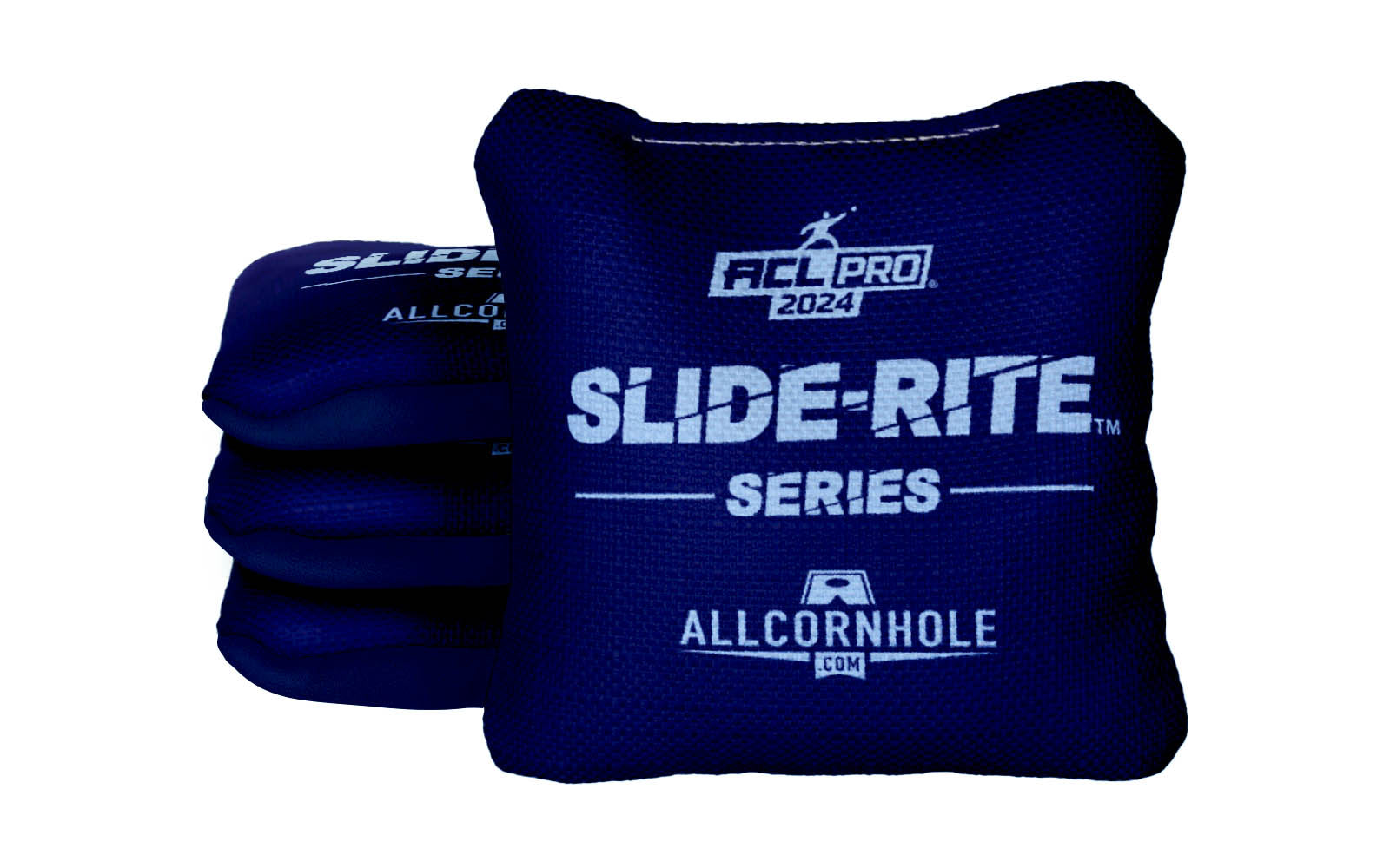 Officially Licensed Collegiate Cornhole Bags - AllCornhole Slide Rite - Set of 4 - University of North Carolina