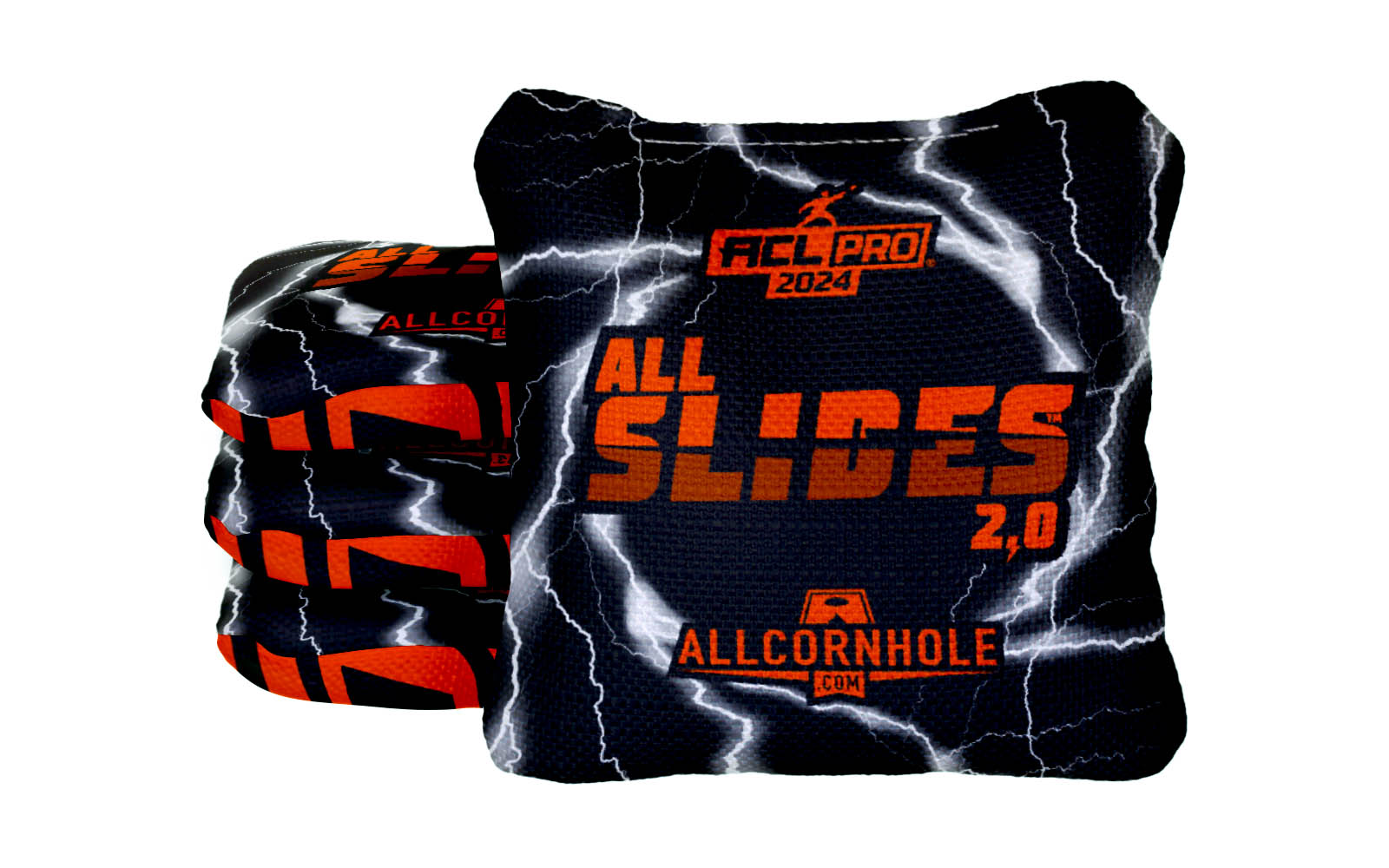 Officially Licensed Collegiate Cornhole Bags - AllCornhole All-Slide 2.0 - Set of 4 - Oklahoma State University
