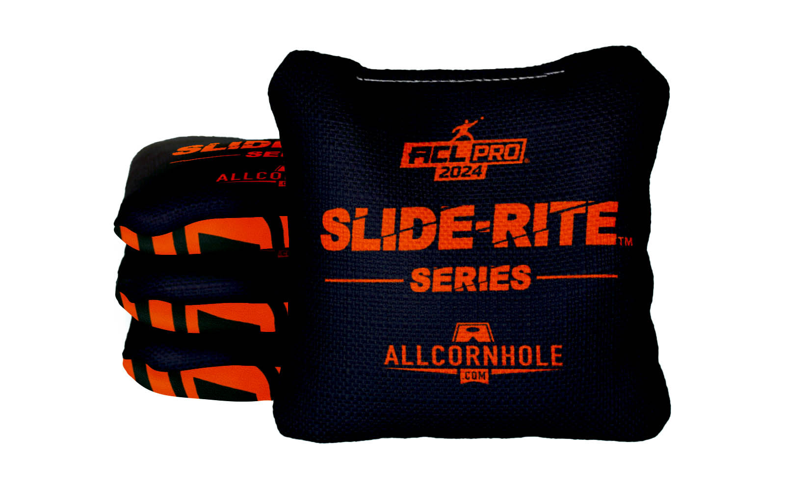Officially Licensed Collegiate Cornhole Bags - AllCornhole Slide Rite - Set of 4 - Oklahoma State University