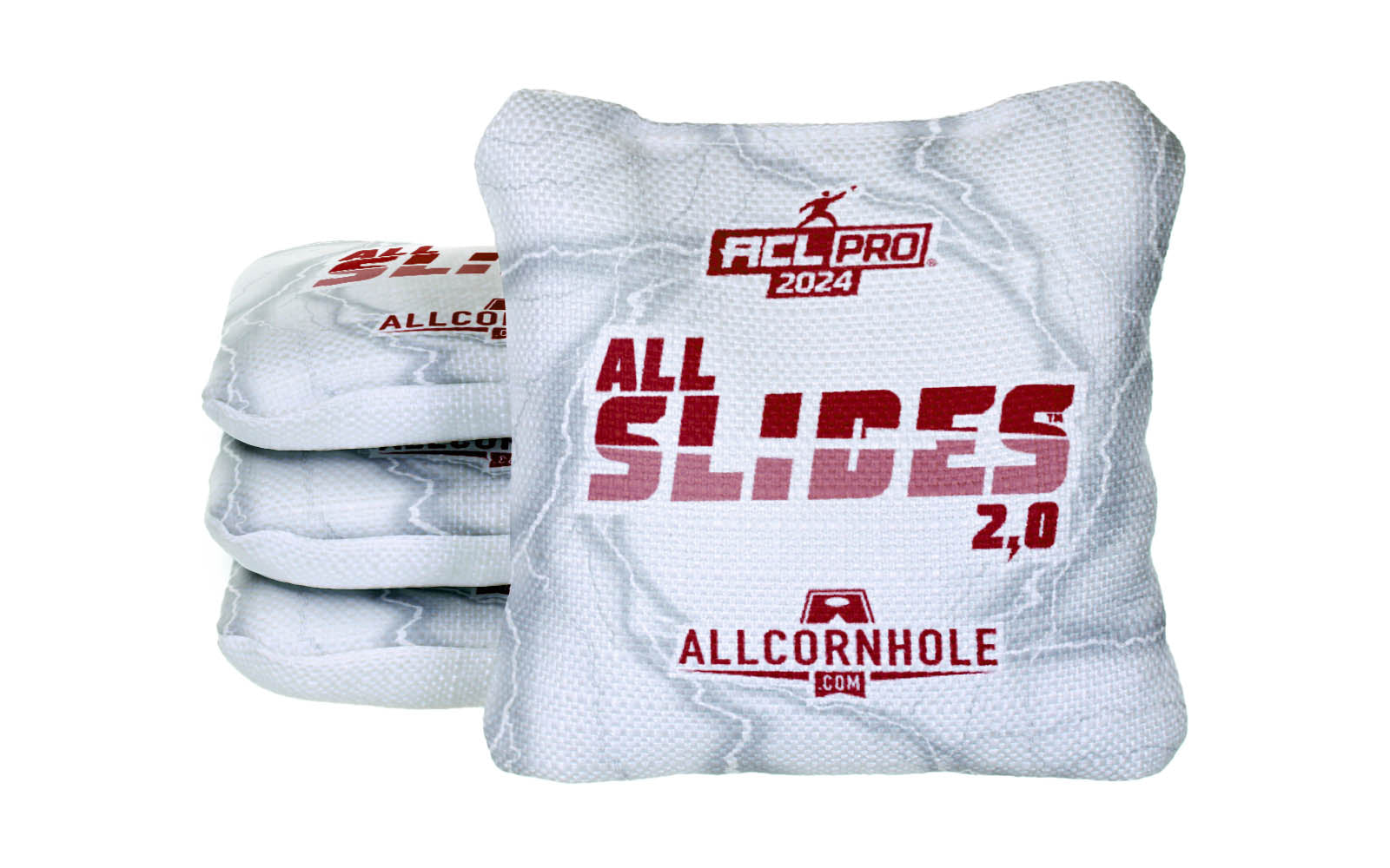 Officially Licensed Collegiate Cornhole Bags - AllCornhole All-Slide 2.0 - Set of 4 - University of Oklahoma