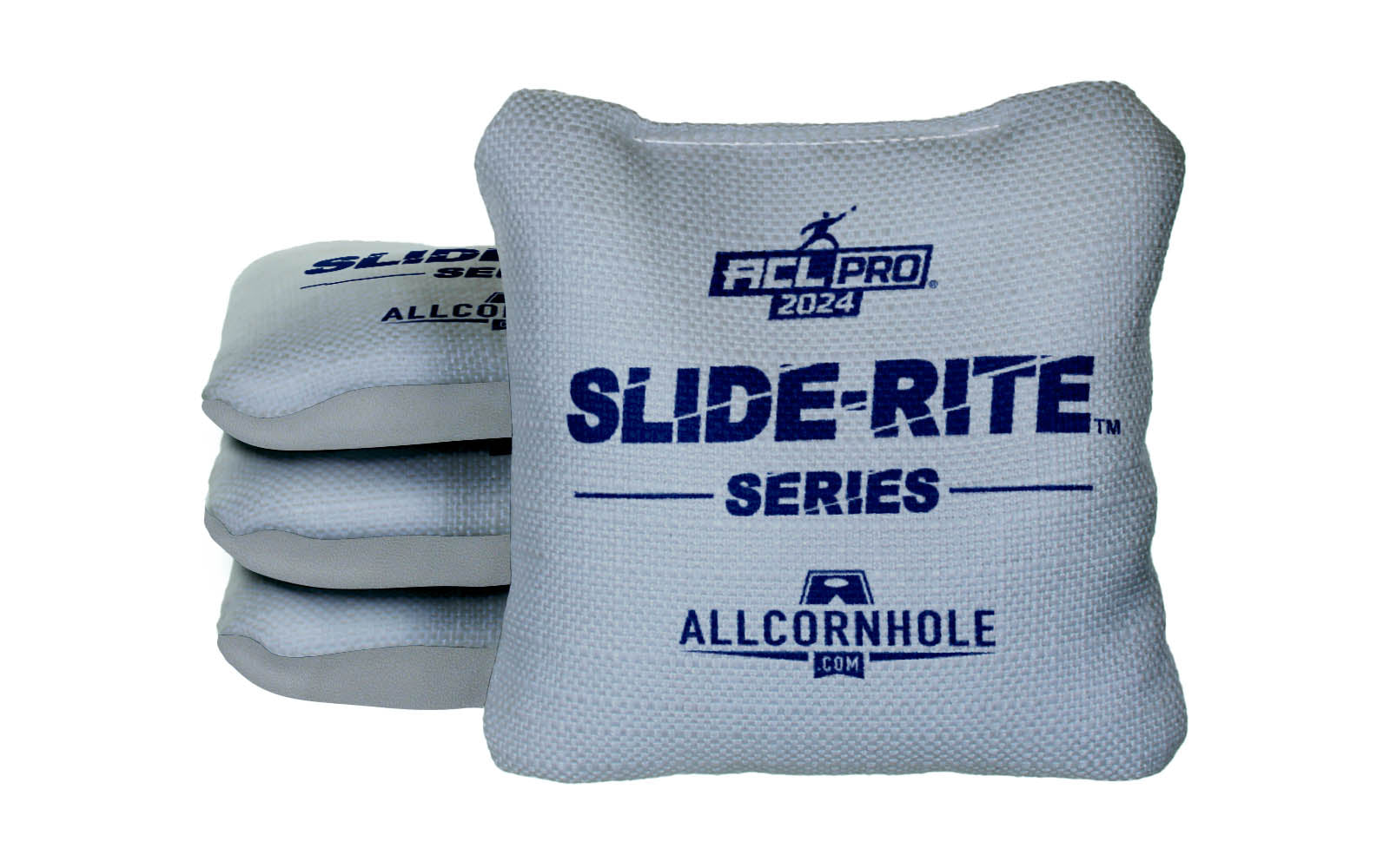Officially Licensed Collegiate Cornhole Bags - AllCornhole Slide Rite - Set of 4 - Old Dominion University