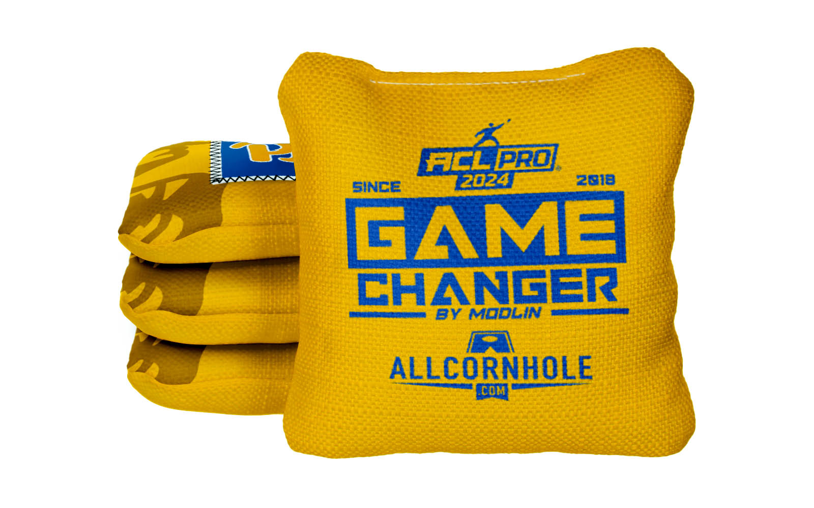 Officially Licensed Collegiate Cornhole Bags - AllCornhole Game Changers - Set of 4 - University of Pittsburgh