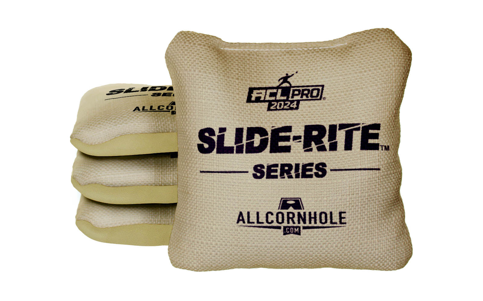 Officially Licensed Collegiate Cornhole Bags - AllCornhole Slide Rite - Set of 4 - Purdue University
