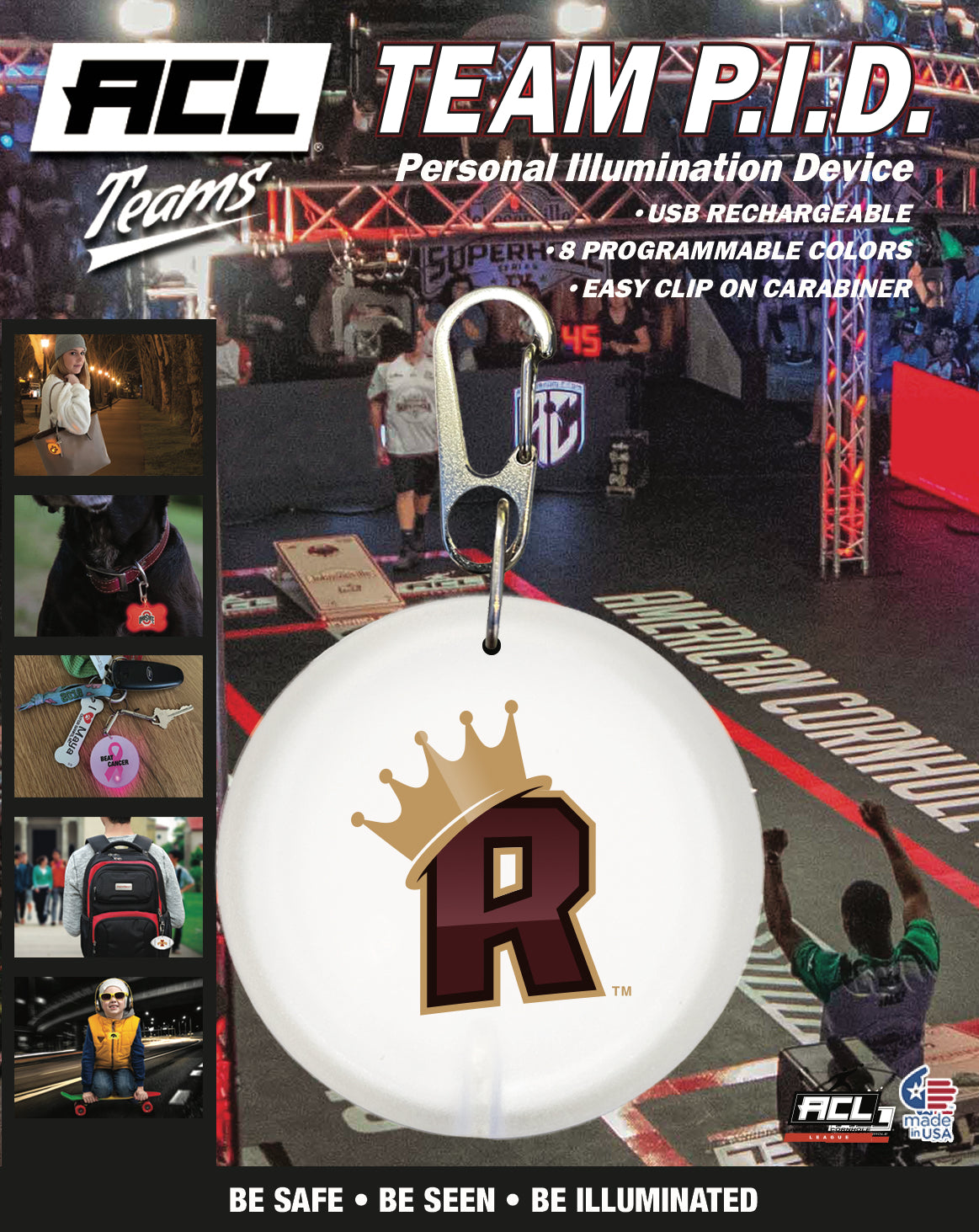 Pennsylvania Ringers - Personal Illumination Device Round Shape (PID)