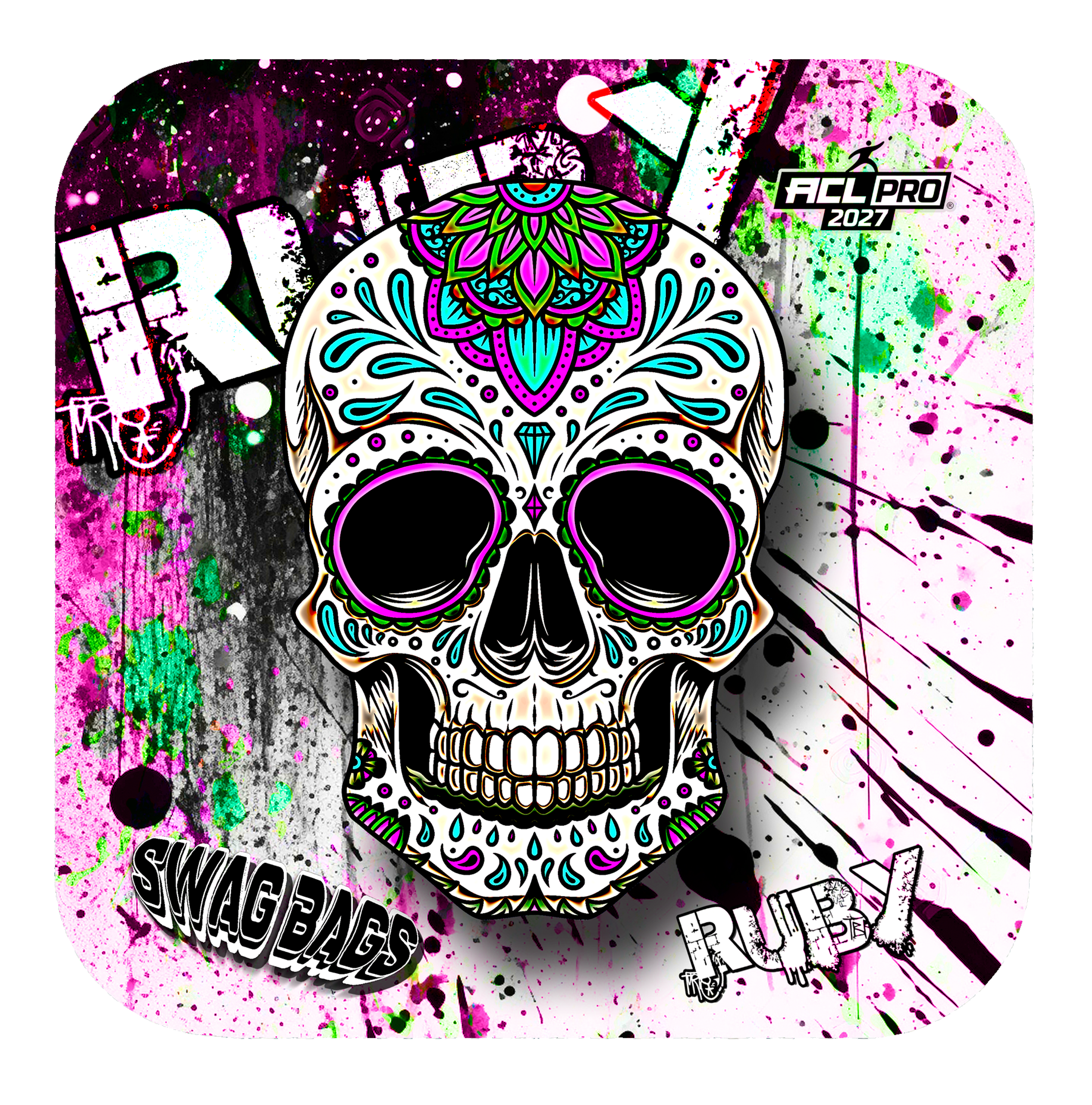 Ruby Series - Swag Bags - "Sugar Skull"