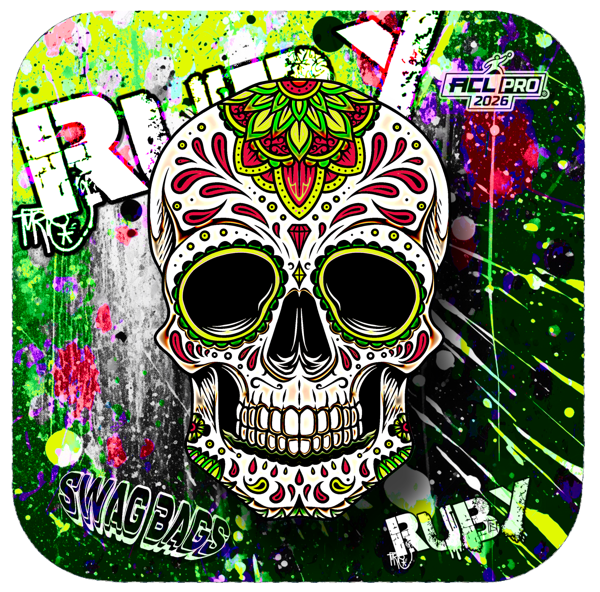 Ruby Series - Swag Bags - "Sugar Skull"