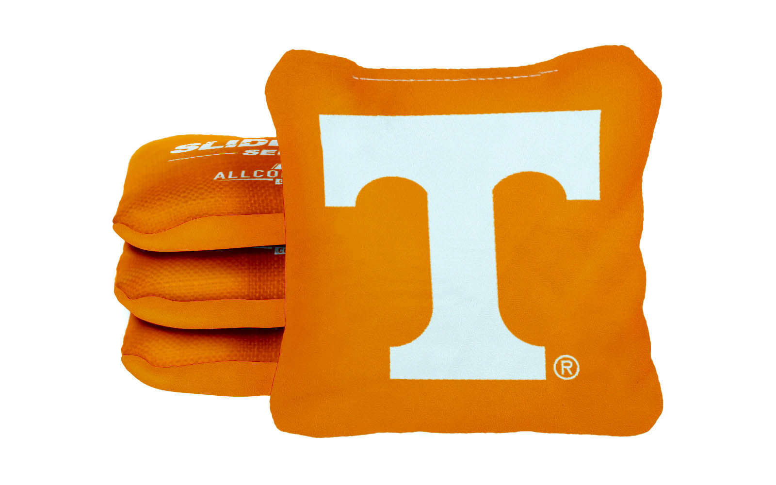 Officially Licensed Collegiate Cornhole Bags - AllCornhole Slide Rite - Set of 4 - University of Tennessee