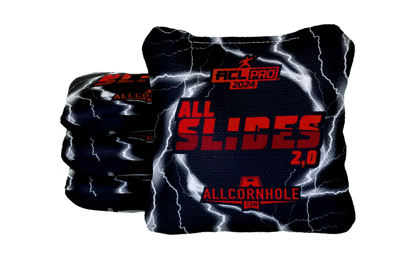 Officially Licensed Collegiate Cornhole Bags - AllCornhole All-Slide 2.0 - Set of 4 - Texas Tech