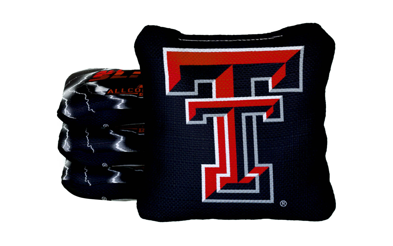 Officially Licensed Collegiate Cornhole Bags - AllCornhole All-Slide 2.0 - Set of 4 - Texas Tech