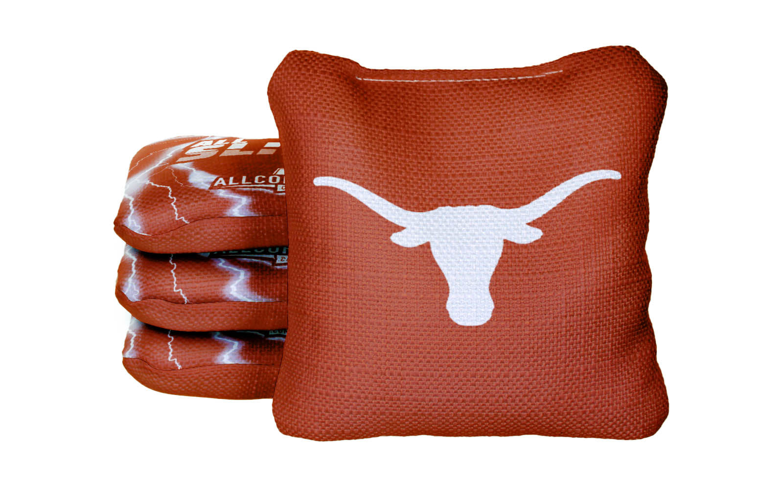 Officially Licensed Collegiate Cornhole Bags - AllCornhole All Slide 2.0 - Set of 4 - University of Texas at Austin