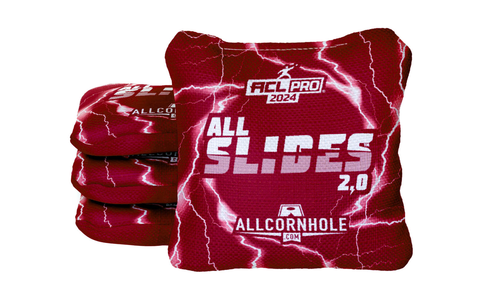 Officially Licensed Collegiate Cornhole Bags - AllCornhole All-Slide 2.0 - Set of 4 - University of Utah