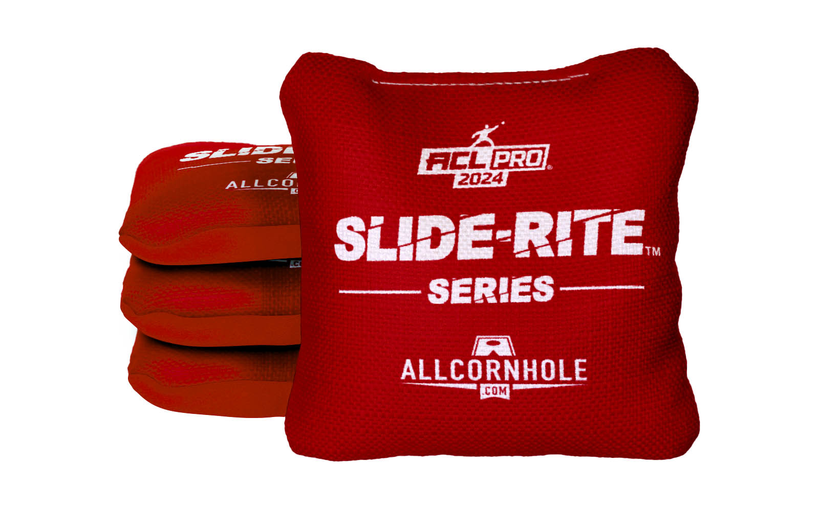 Officially Licensed Collegiate Cornhole Bags - AllCornhole Slide Rite - Set of 4 - University of Utah