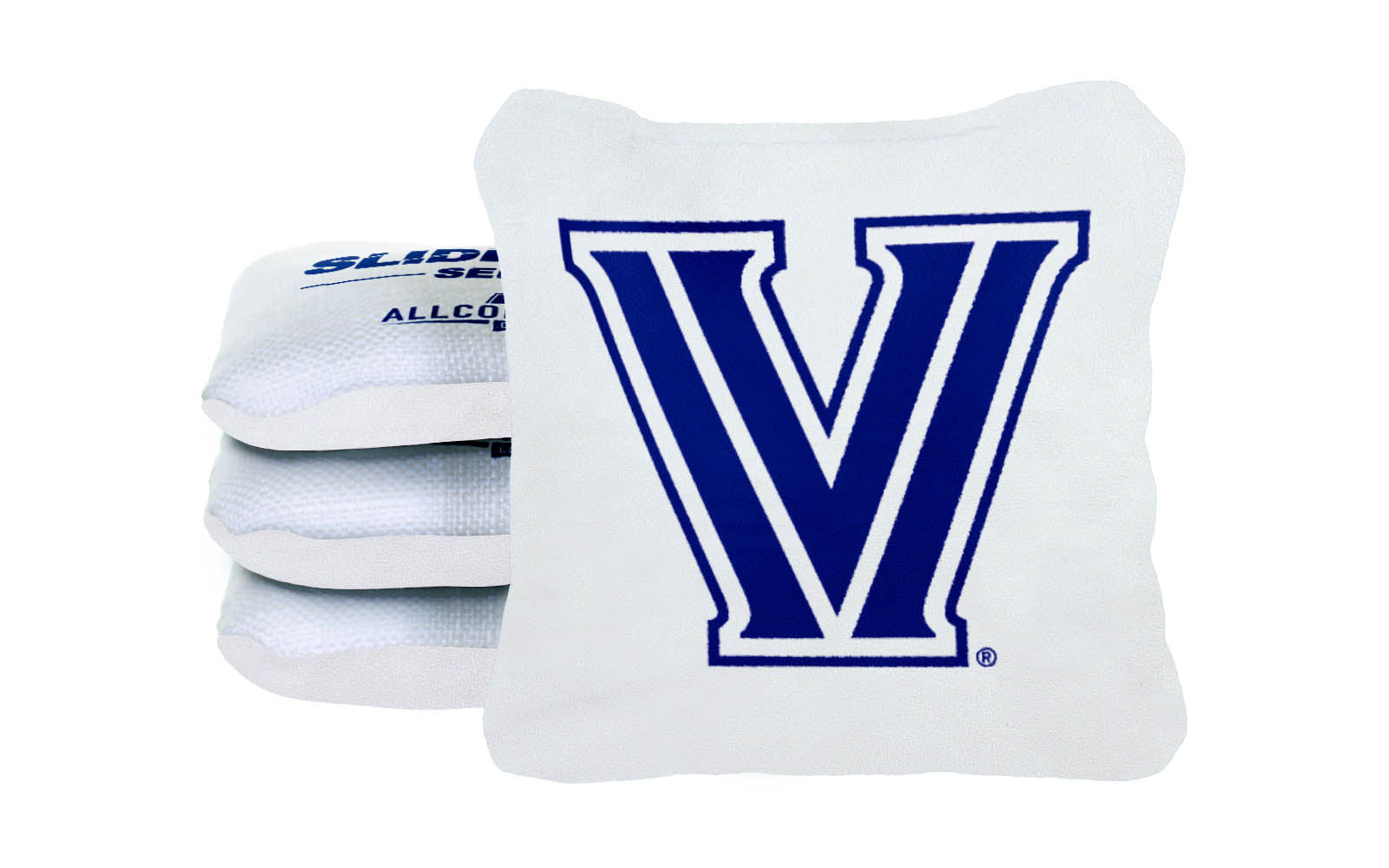 Officially Licensed Collegiate Cornhole Bags - AllCornhole Slide Rite - Set of 4 - Villanova University