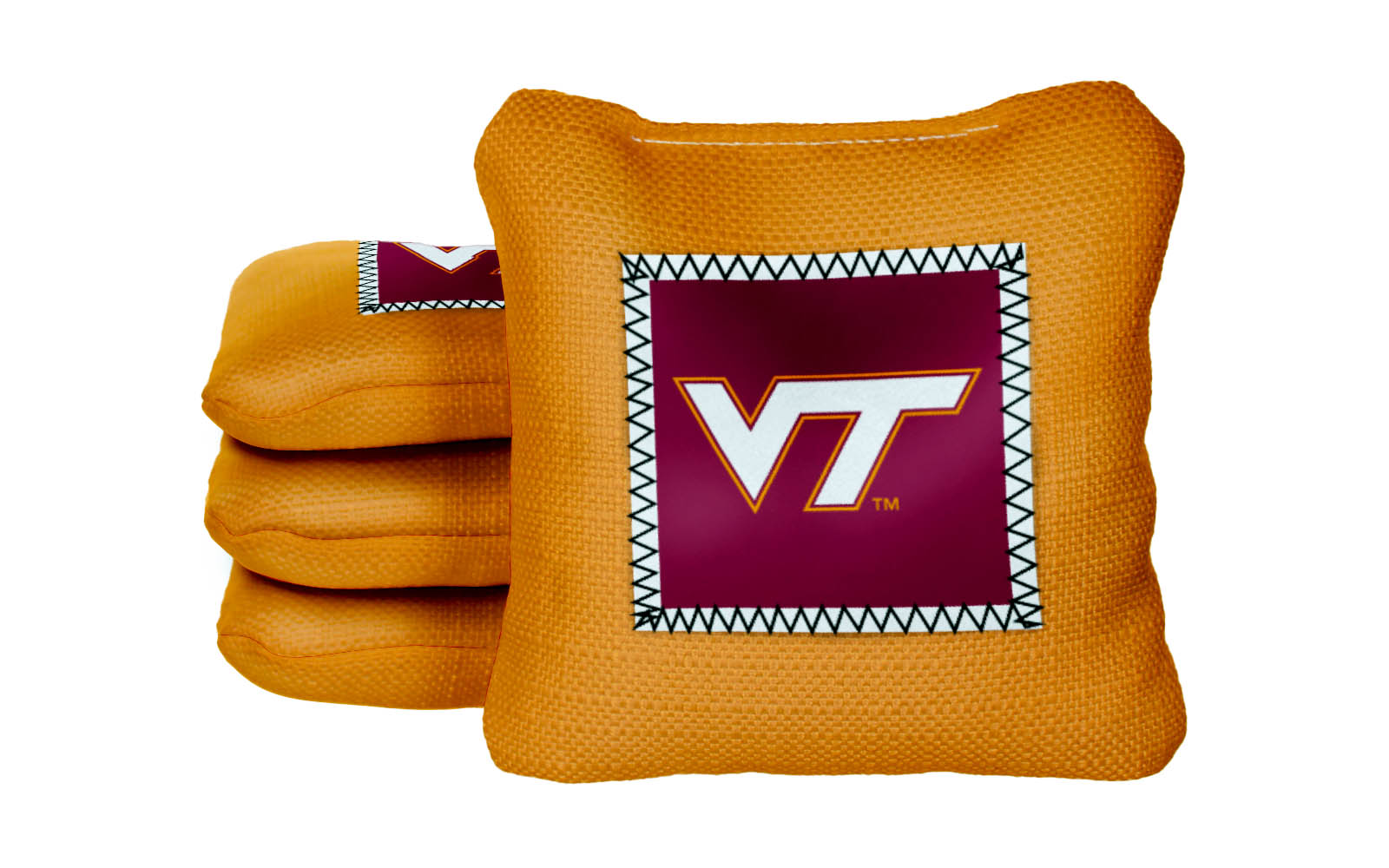 Officially Licensed Collegiate Cornhole Bags - AllCornhole Game Changers Steady 2.0 - Set of 4 - Virginia Tech