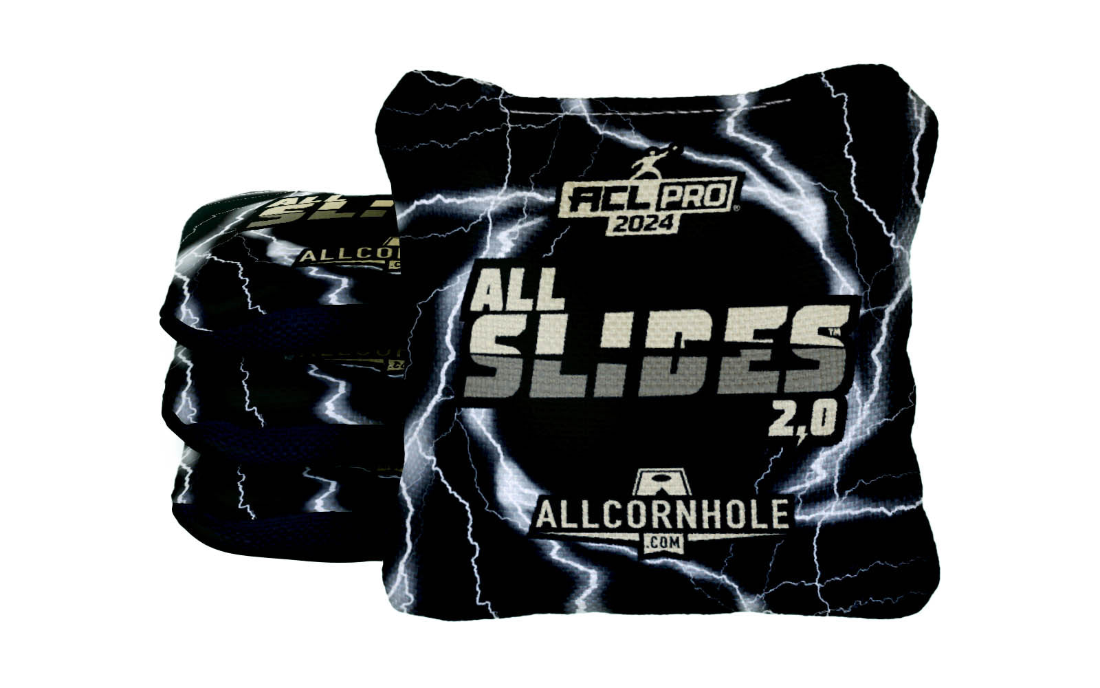 Officially Licensed Collegiate Cornhole Bags - AllCornhole All Slide 2.0 - Set of 4 - Wake Forest University