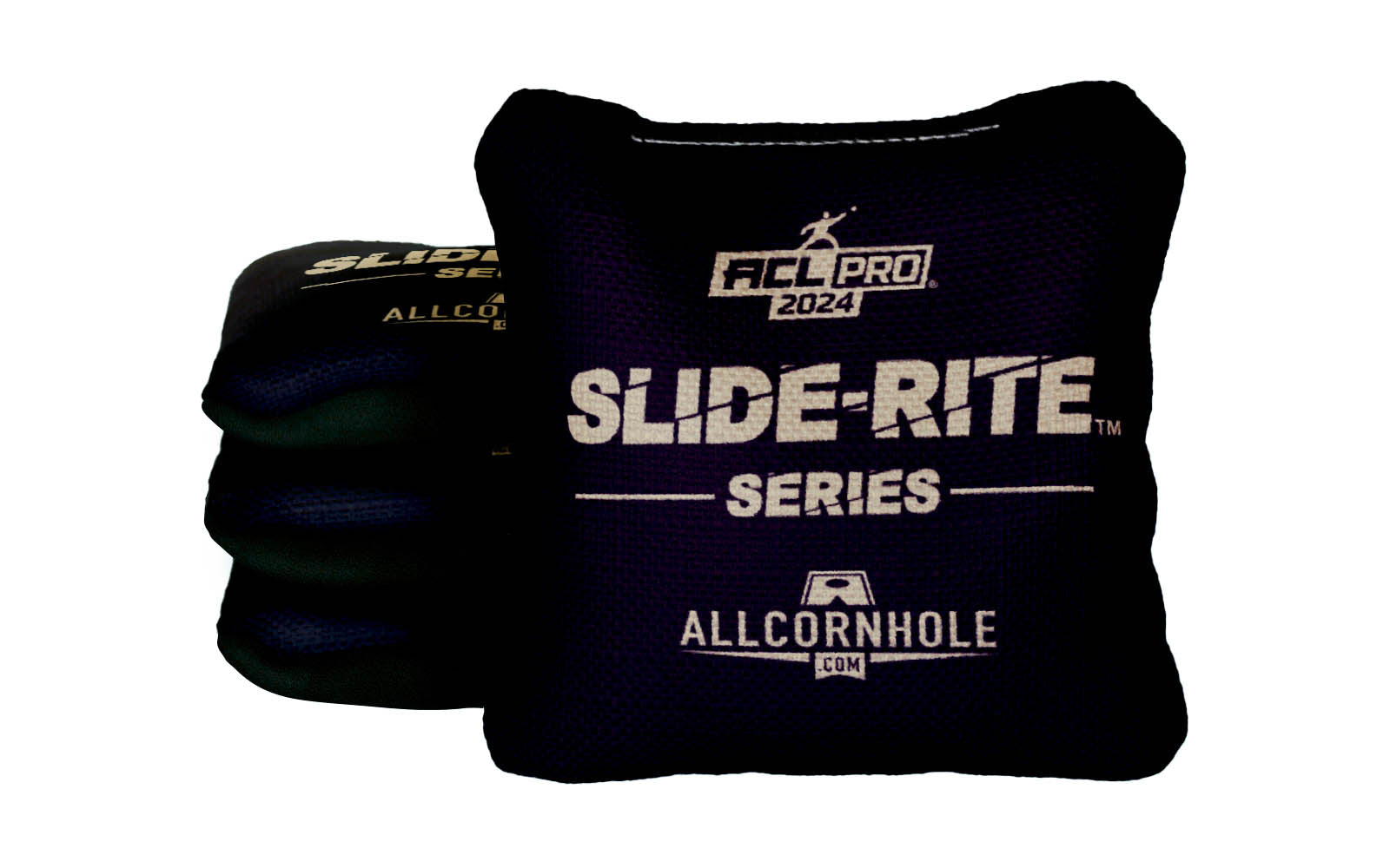 Officially Licensed Collegiate Cornhole Bags - AllCornhole Slide Rite - Set of 4 - Wake Forest University