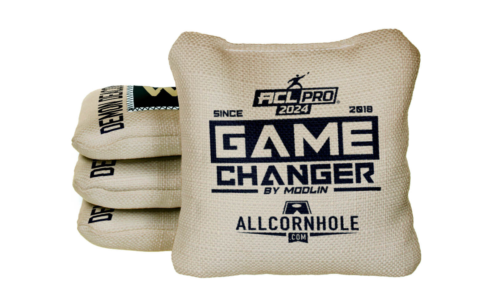 Officially Licensed Collegiate Cornhole Bags - AllCornhole Game Changers - Set of 4 - Wake Forest University