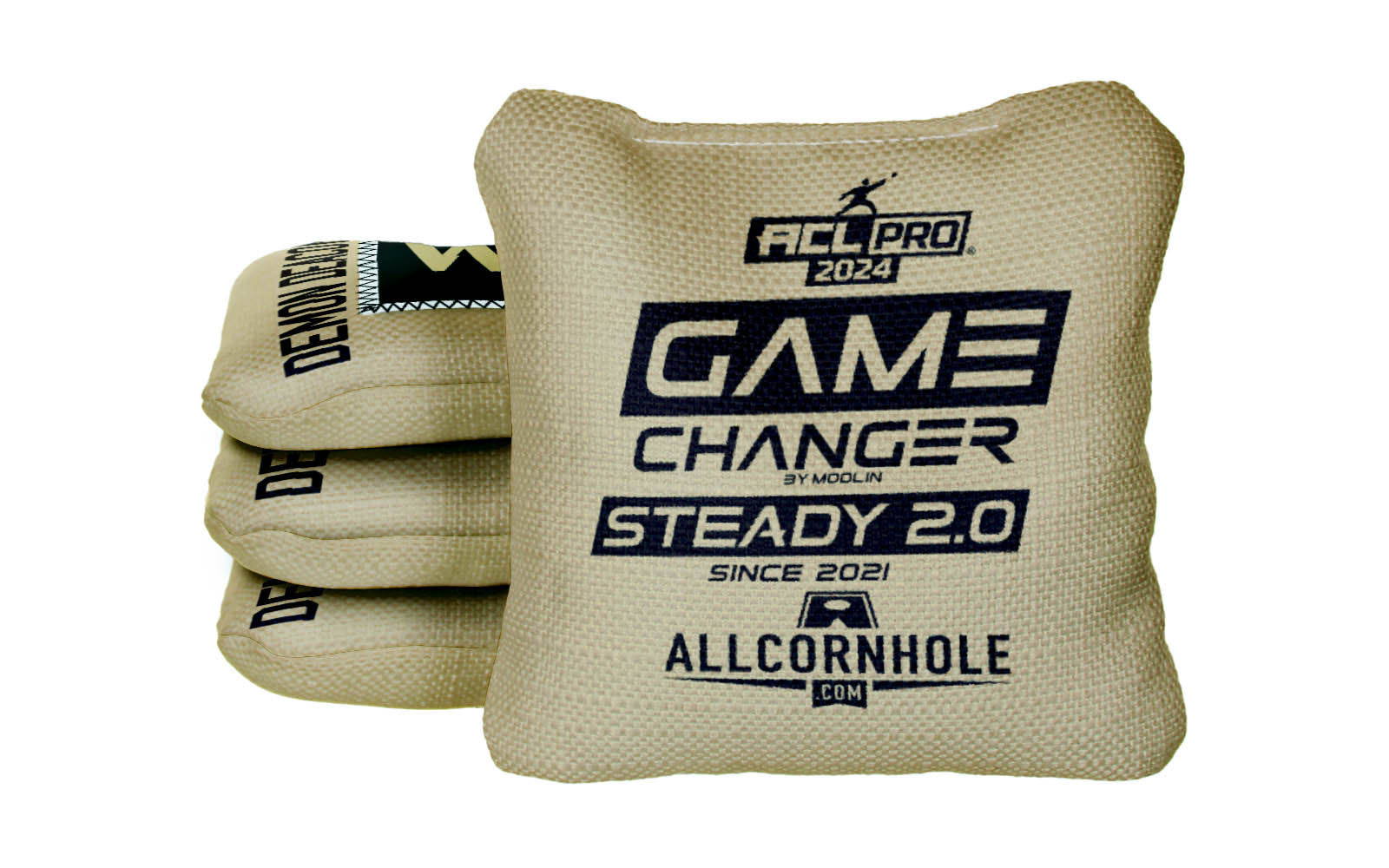 Officially Licensed Collegiate Cornhole Bags - AllCornhole Game Changers Steady 2.0 - Set of 4 - Wake Forest University
