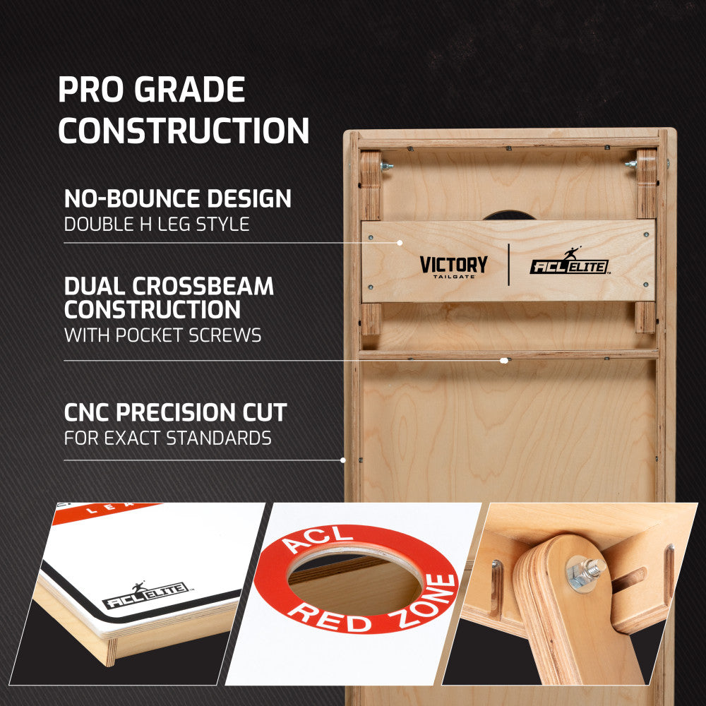 ACL Elite 2x4 White Cornhole Boards