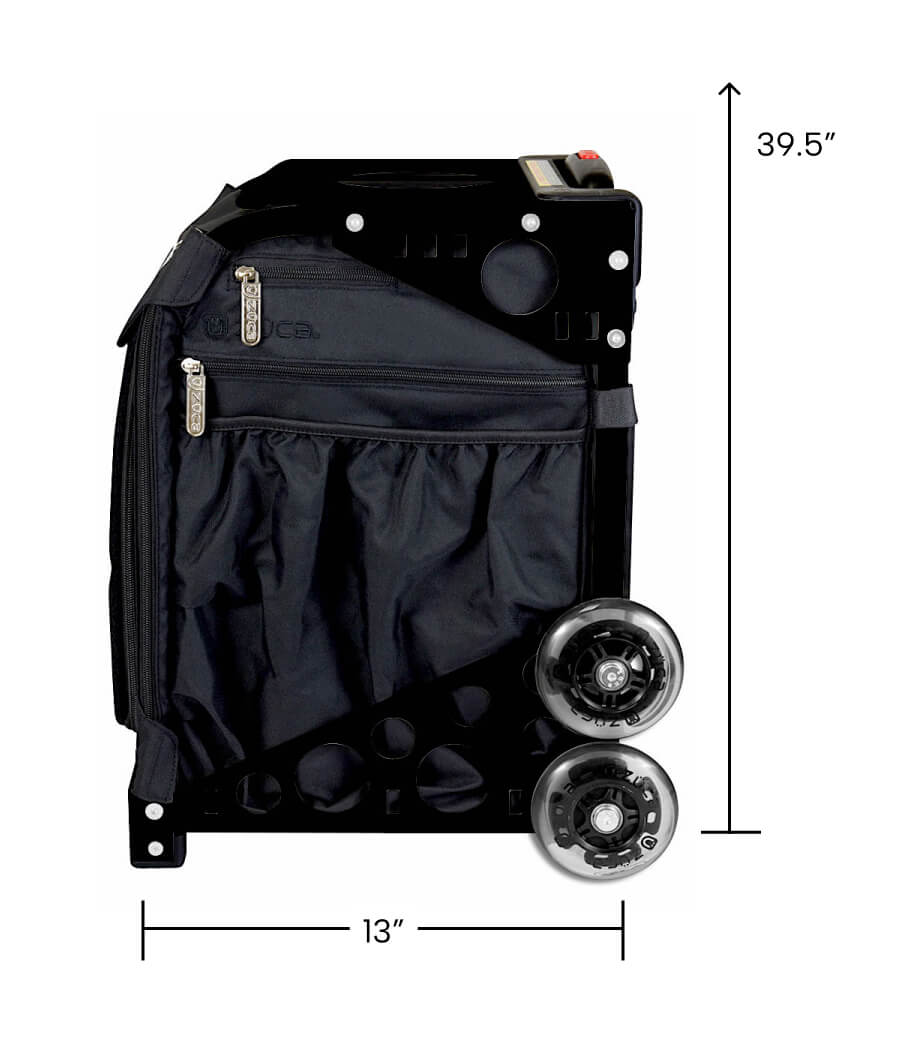 ZÜCA Cornhole Sport Black - Black Non-Flashing Wheels