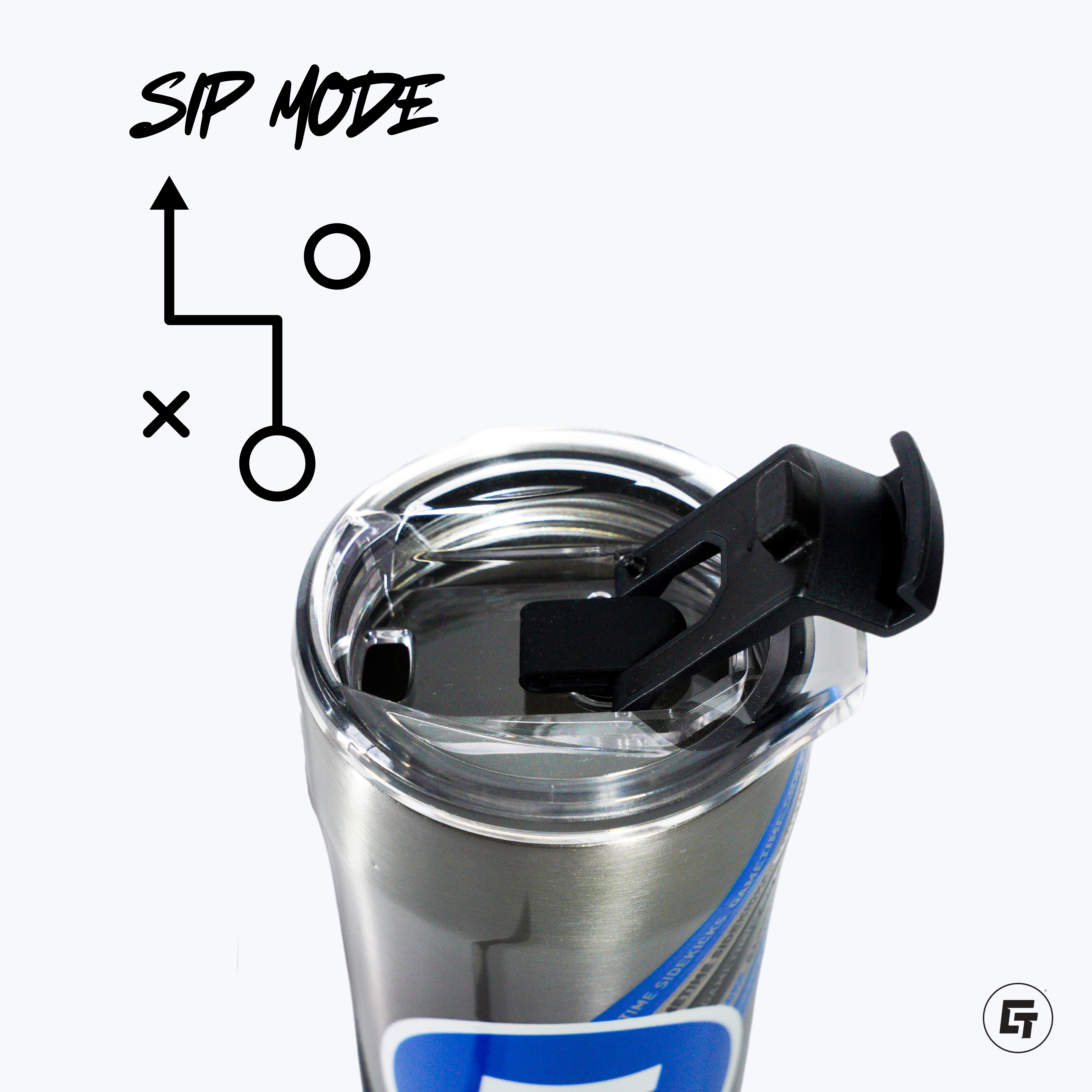 American Cornhole League "ACL Colorado" State Landscape White Straw Tumbler