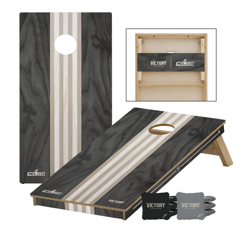 Lifestyle 2x4 Tournament | 2x4 Tournament Classic Gray Cornhole Set