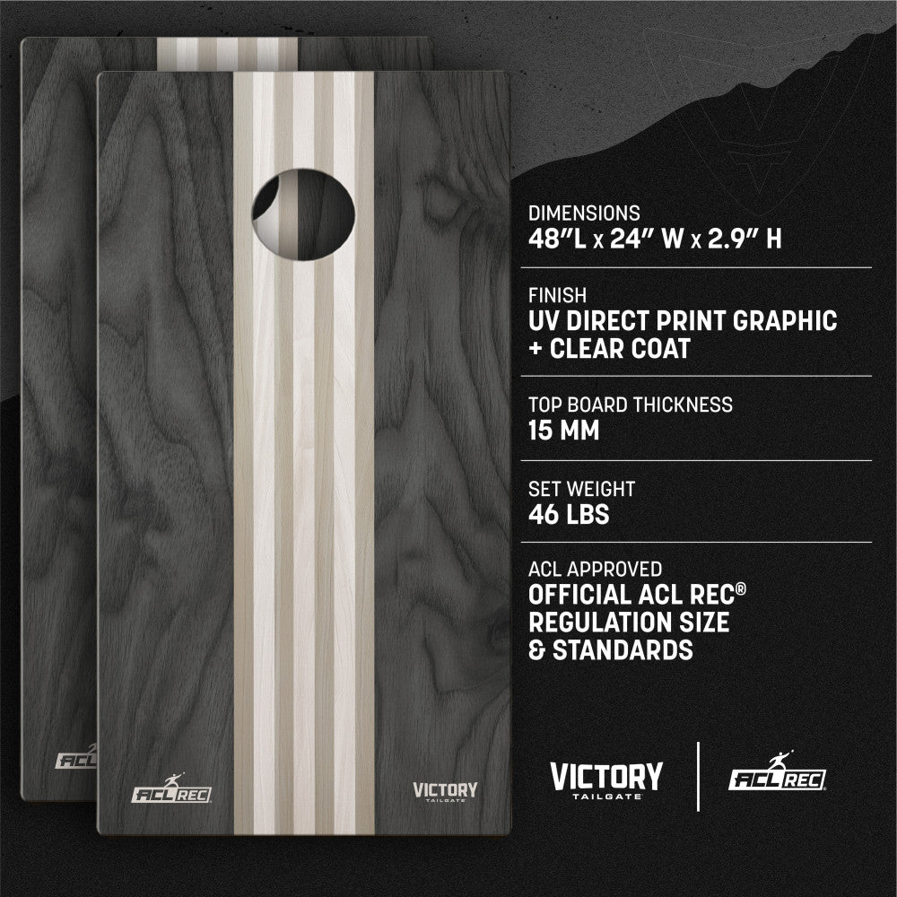 Lifestyle 2x4 Tournament | 2x4 Tournament Classic Gray Cornhole Set