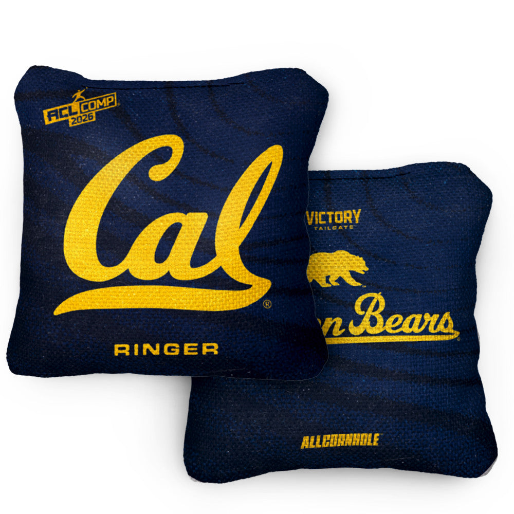 2026 California Golden Bears RINGER Blue ACL Comp Cornhole Bags – Set of 4 Bags