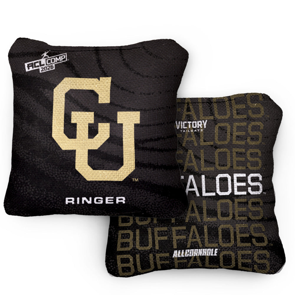 2026 Colorado Buffaloes RINGER Brown ACL Comp Cornhole Bags – Set of 4 Bags
