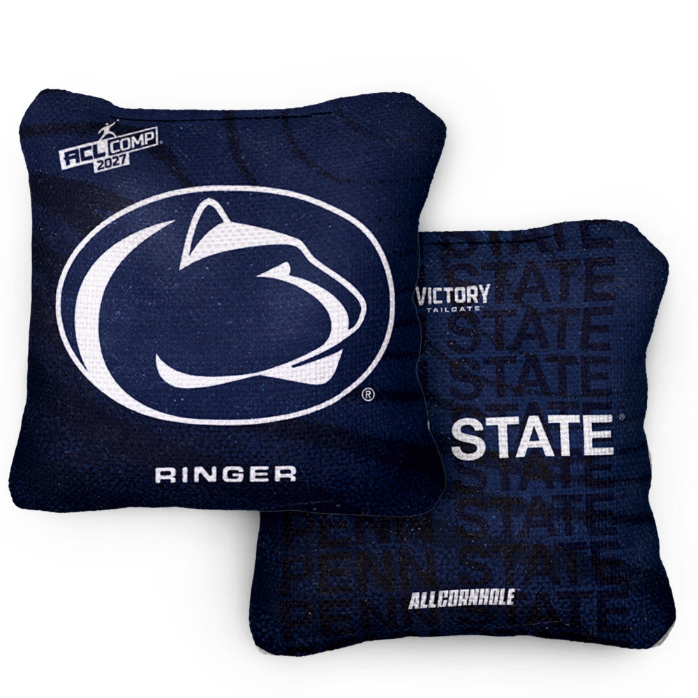 2027 Penn State Nittany Lions RINGER Navy ACL Comp Cornhole Bags – Set of 4 Bags