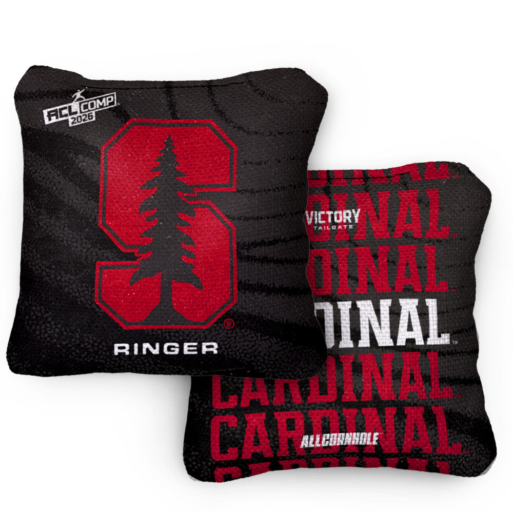 2026 Stanford Cardinal RINGER™️Red ACL Comp Cornhole Bags – Set of 4 Bags